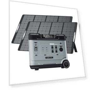 Portable Power Station with Solar Panels — Power Inverters, OUKITEL