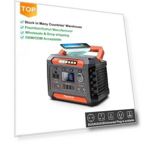 Solar Generator Portable Power Station — Solar & Wind Power, FF Flashfish