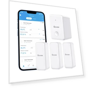 Wi-Fi Digital Thermometer Hygrometer — Home Climate Control, Govee