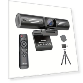 4K Webcam with Noise-cancelling Mics and AI-powered Tracking — Video Cameras