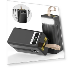 60000mAh Large Capacity Power Bank with Fast Charging and Flashlight — Mobile Power Solutions