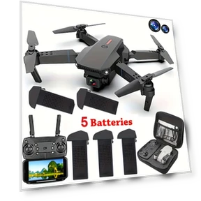 Foldable Remote Control Drone with Dual Camera — Drones, E88pro