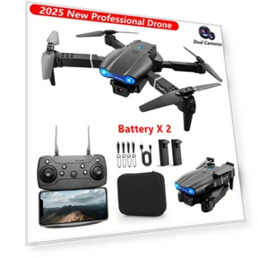 Foldable RC Drone with Dual Cameras and Brushless Motors — Drones