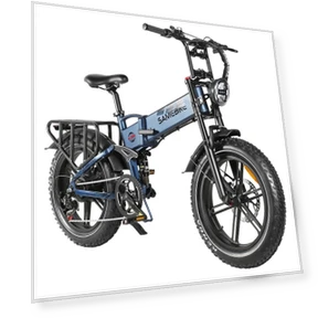 Folding Off Road E-bike — E-Bikes, SAMEBIKE
