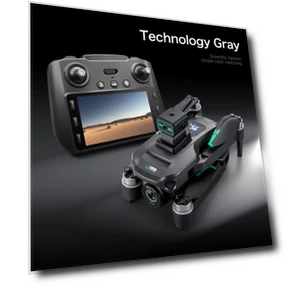 2024 Drone with Dual Cameras, GPS, Obstacle Avoidance, 5.9" Remote Control Screen — Drones