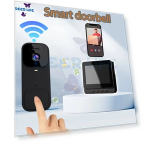 Rechargeable Wireless Video Doorbell Camera - HD Night Vision, 2-way Audio, Smart WiFi — Smart Home Security