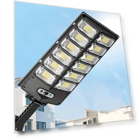Solar Street Lights Outdoor Waterproof, LED Light 6500K Motion Sensor Security Lights — Outdoor Security & Flood Lighting