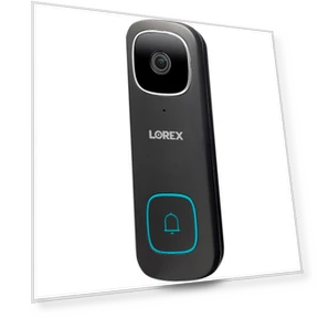 2K QHD 2-वे वायर्ड वीडियो डोरबेल व्यक्ति पहचान के साथ — निगरानी कैमरे, Lorex