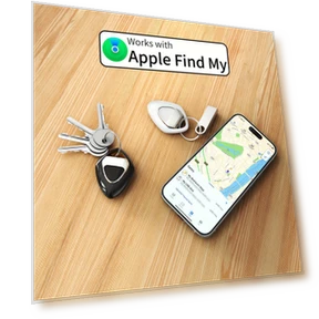 GPS Tracker for Luggage, Keys, and Pets - iOS Compatible — Location Tracking Devices, Tag Air