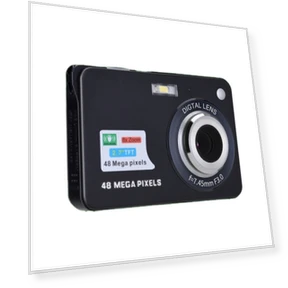 HD Digital Camera with Self-Portrait Video — Selfie Lights, K09