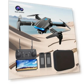 HD Dual Camera Drone - 2024 Latest Foldable Quadcopter with App Control, WiFi FPV — Drones, Ourlife