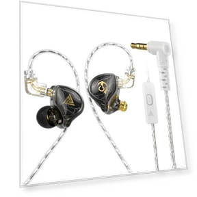 In-Ear Earphones with Microphone — In-Ear Headphones, QKZ