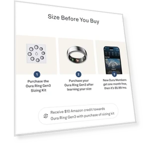 Oura Ring Gen3 Horizon - Smart Ring with Sleep Tracking — Smart Rings, Oura