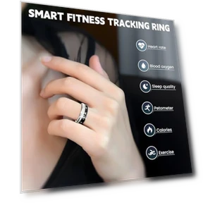 Fitness Tracker Smart Ring with Health Monitoring — Smart Rings, GANSI