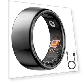 Smart Health Fitness Ring with Heart Rate, Blood Oxygen, Sleep Tracker — Smart Rings, Kuinha
