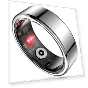 Smart Ring Health Tracker with Heart Rate and Blood Oxygen Monitoring — Smart Rings, Kuxlagz