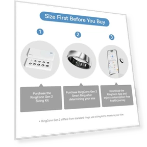 Smart Ring with Sleep Apnea Monitoring, 12-Day Battery Life, Health Tracker — Smart Rings, Guangdong Jiu Zhi Technology Co., Ltd.