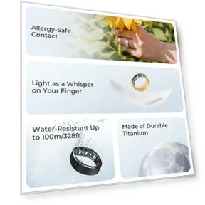 Smart Ring Health Tracker with 7-Day Battery Life — Smart Rings, RingConn