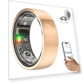 Upgraded Smart Ring Health Tracker with Sleep, Step, Heart Rate, Blood Oxygen Monitoring — Smart Rings, Shenzhen Xinzhiyan Technology Co., Ltd.