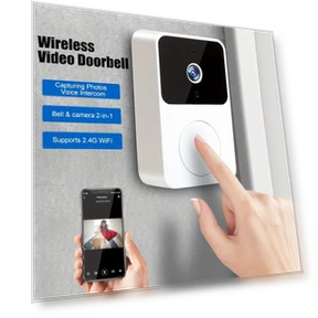 Video Doorbell Camera with Night Vision, WiFi Security, App Control — Smart Home Security