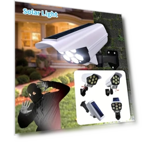 Solar-powered LED Surveillance Wall Lights with Motion Sensor — Motion Sensors