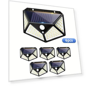 Solar Wall Light with Motion Sensor - Wireless LED Security Lights for Outdoor Use — Motion Sensors