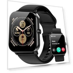 1.85" HD Fitness Smartwatch with Bluetooth Calling — Smartwatches, QONBINK