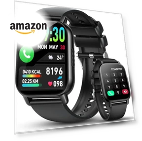 Smart Watch with Bluetooth Call, Fitness Tracking, 1.85" Touch Screen — Smartwatches, WeurGhy