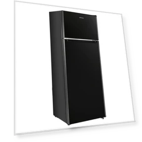 7.7 Cu.Ft. Double Door Refrigerator with Freezer, Adjustable Thermostat, Large Capacity — Cooling Solutions, Upstreman