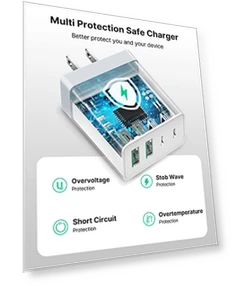 40W Fast USB C Wall Charger Block, 4-Port PD Power Adapter — Charging Solutions, CHONGZHENG (HK)CO. ,LIMITED