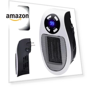 Portable Electric Space Heater with Adjustable Thermostat — Portable Heating Solutions, Brightown