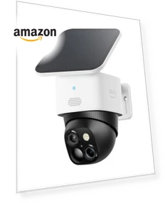 SoloCam S340 Solar Security Camera, 360° Pan & Tilt, Wireless Outdoor — Smart Home Security, eufy Security