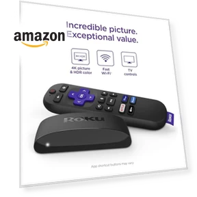 Streaming Device 4K/HDR with Voice Remote — Television, Roku