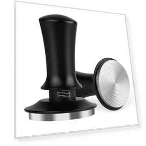 Spring Loaded Espresso Tamper 58mm - Adjustable Depth Coffee Press Tool — Tampers, Attsky