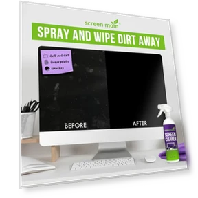 Screen Cleaner Spray and Microfiber Cloth — Screen Protectors, Screen Mom