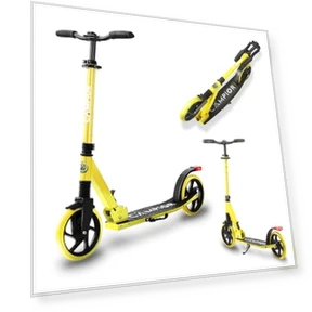 Foldable Kick Scooter with Adjustable Handlebar — Push Scooters, Campior