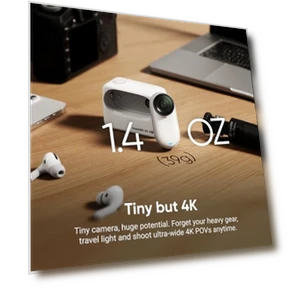 Tiny Portable Vlogging Camera — Camcorder, Insta360