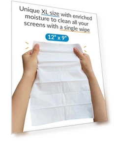 XL Screen Cleaning Wipes — Cleaning & Repair, iCloth Screen Cleaners
