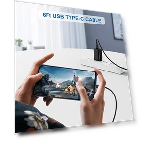 25W PD USB Wall Charger with 6ft Cable — Charging Solutions, Shenzhen Hua Nantong Electronic Technology Co., Ltd.