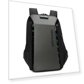 Anti-Theft Business Backpack Laptop Bag For Travel With Password Lock — Laptop Backpacks, Wiersaam