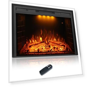Electric Fireplace with Remote Control — Electric Heating Solutions, Dreamflame