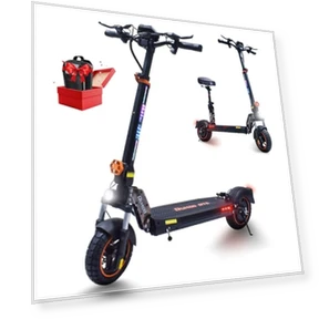 Electric Scooter with Seat — Electric Vehicles, Bikydom