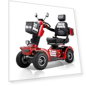Heavy Duty 4 Wheel Mobility Scooter — Push Scooters, CreekT