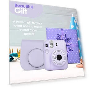 Instax Mini 12 Camera with Instant Mini Film Bundle — Instant, Fujifilm