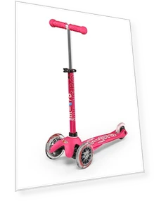 Mini Deluxe Three Wheeled Scooter — Balance Bikes, Micro