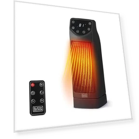 Oscillating Space Heater — Portable Heating Solutions, BLACK+DECKER