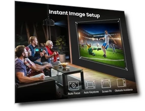 Smart Projector with Google TV — Home Theater Projectors, Yaber