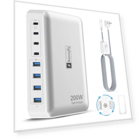 200W Charging Station for Multiple Devices — Chargers & Adapters, Dongguan Zeen Tengxiang Technology Co., Ltd