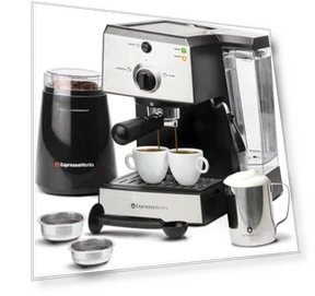 All-In-One Espresso Machine with Milk Frother — Coffee & Espresso Combos, EspressoWorks