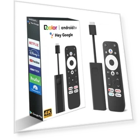 Google Certified Android 11 TV Stick — स्ट्रीमिंग मीडिया प्लेयर्स, Dcolor